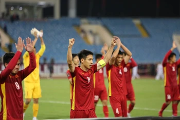 Đội tuyển Việt Nam liên tục góp mặt trong Top 100 thế giới kể từ tháng 11/2018 đến nay. (Ảnh: VFF)