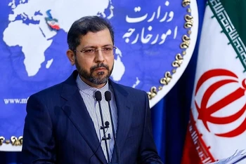 Người phát ngôn Bộ Ngoại giao Iran Saeed Khatibzadeh. (Ảnh: ifpnews.com)
