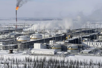 Ảnh minh họa: Các cơ sở xử lý dầu tại mỏ dầu Vankorskoye ở phía bắc Krasnoyarsk, Nga, ngày 25/3/2015. (Nguồn: Reuters)