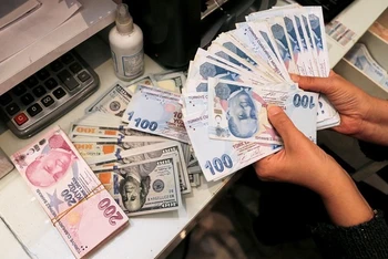 Đồng nội tệ lira của Thổ Nhĩ Kỳ. (Ảnh: Reuters)