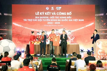Lễ công bố đối tác hàng đầu của Đội tuyển bóng đá quốc gia Việt Nam.