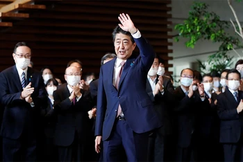 Ông Abe tại thủ đô Tokyo, ngày 16/9/2020. (Ảnh: Reuters)