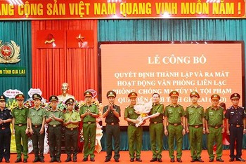 Ra mắt Văn phòng Liên lạc phòng, chống ma túy và tội phạm qua biên giới tỉnh Gia Lai.