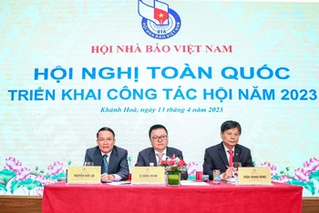 [Ảnh] Hội nghị triển khai công tác Hội Nhà báo Việt Nam năm 2023