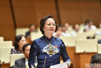 Bộ trưởng Nội vụ Phạm Thị Thanh Trà. (Ảnh: ĐĂNG KHOA)