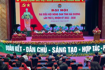 Đại hội lần thứ 10 Hội Nông dân tỉnh Hải Dương nhiệm kỳ 2023-2028.