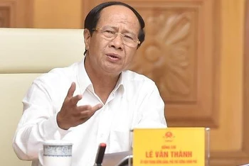 Phó Thủ tướng Lê Văn Thành. (Ảnh: VGP)