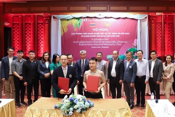 Các doanh nghiệp Việt Nam và Thái Lan ký kết biên bản ghi nhớ hợp tác.