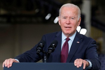 Tổng thống Mỹ Joe Biden đã mất tách biệt. (Ảnh: Reuters)