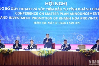 Quang cảnh Hội nghị công bố quy hoạch và xúc tiến đầu tư tỉnh Khánh Hòa năm 2023.
