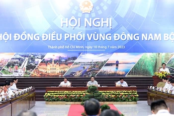Hội đồng điều phối vùng thực hiện chức năng giúp Thủ tướng Chính phủ nghiên cứu, chỉ đạo, điều phối, giải quyết những công việc quan trọng, liên ngành về liên kết vùng, phát triển bền vững - Ảnh: VGP/Nhật Bắc