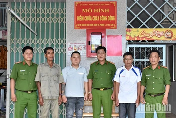 Tỉnh Bạc Liêu vừa thành lập mô hình phòng, chống cháy nổ tại phường 1, thành phố Bạc Liêu.
