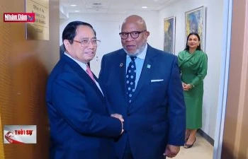 Thủ tướng Phạm Minh Chính gặp Chủ tịch Đại hội đồng Liên hợp quốc