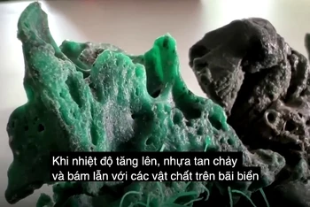 [Video] "Đá nhựa" được phát hiện ở hòn đảo hẻo lánh của Brazil