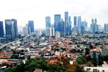 Một góc thủ đô Jakarta, Indonesia. (Ảnh: N.T)