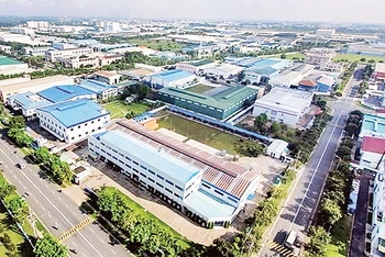 Một góc khu công nghiệp Phú Hội, huyện Đức Trọng, Lâm Đồng. (Ảnh M.V.B)