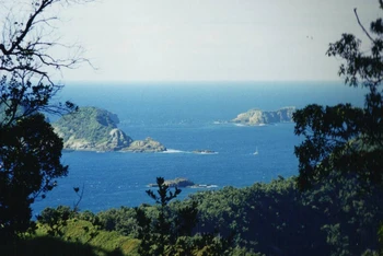 Nhìn từ đảo Raoul trong quần đảo Kermadec. (Ảnh: Nzherald)