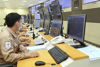 Sản xuất điện là một trong các trọng tâm chuyển đổi số của Tập đoàn Ðiện lực Việt Nam. (Ảnh EVN)