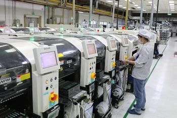 Sản xuất công nghiệp ở Bắc Giang tăng trưởng mạnh.