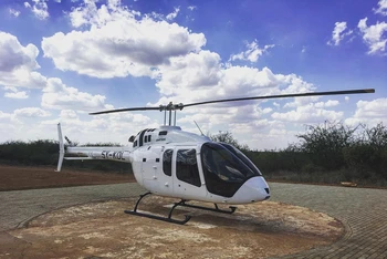 Trực thăng Bell 505 trước khi gặp nạn tại Kenya năm 2019. Ảnh verticalmag.com