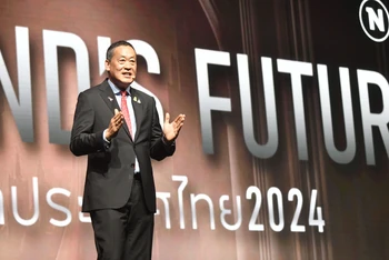 Thủ tướng Thái Lan phát biểu tại sự kiện. 