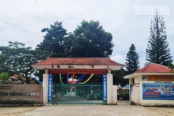 Trường tiểu học Kim Đồng, huyện Đăk Hà, tỉnh Kon Tum.