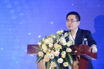 Thứ trưởng Nguyễn Hoàng Giang phát biểu ý kiến.
