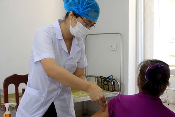 Tiến độ tiêm so với số vaccine tiếp nhận ở tỉnh Thái Bình đạt rất cao, 99,84%.