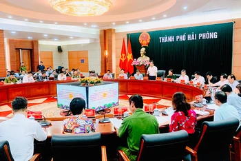 Phó Thủ tướng Chính phủ Trần Lưu Quang cùng các bộ, ngành làm việc với thành phố Hải Phòng và các tỉnh Quảng Ninh, Hải Dương.