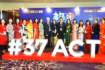 Đoàn Việt Nam dự Hội nghị Hội đồng Giáo giới ASEAN và Hàn Quốc (ACT+1) lần thứ 37. (Ảnh: TTXVN)