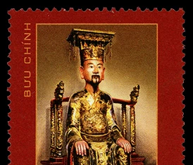 Bộ tem “Kỷ niệm 1.100 năm sinh Đinh Tiên Hoàng đế (924-979)”.