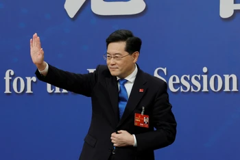 Bộ trưởng Ngoại giao Trung Quốc Tần Cương. (Ảnh: Reuters)