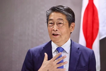 Đại sứ Nhật Bản Ito Naoki. Ảnh: Nguyễn Khánh
