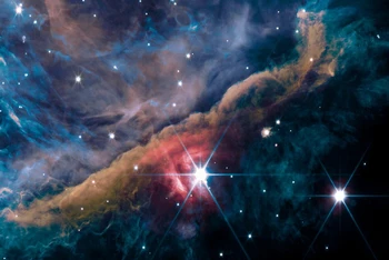 Hình ảnh Tinh vân Orion do kính viễn vọng James Webb chụp được. (Nguồn: NASA) 