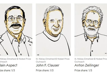 [Infographic] Ba nhà khoa học giành giải Nobel Vật lý 2022