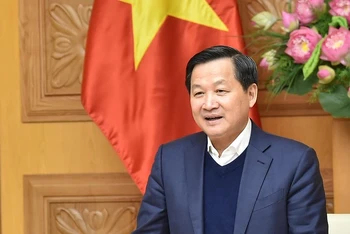 Phó Thủ tướng Chính phủ Lê Minh Khái sẽ cùng tham gia trả lời chất vấn tại Kỳ họp lần này. (Ảnh: VGP)