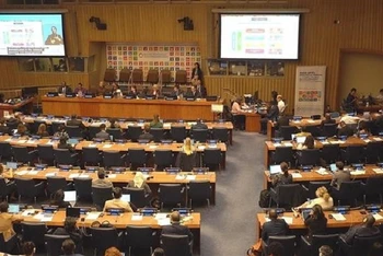Quang cảnh Diễn đàn Chính trị cấp cao về phát triển bền vững của Liên hợp quốc ngày 14/7.