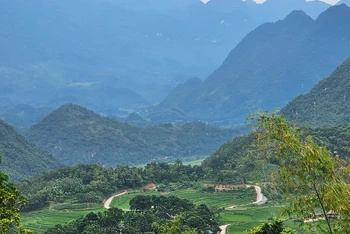 Một góc Pù Luông ở huyện Bá Thước, tỉnh Thanh Hóa.