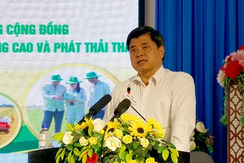 Thứ trưởng Nông nghiệp và Phát triển nông thôn Trần Thanh Nam kết luận hội thảo.