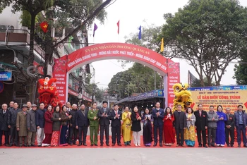 Khai trương tuyến phố văn minh thương mại – không dùng tiền mặt tại khu vực phủ Tây Hồ.