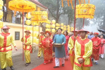 Tái hiện những nghi lễ đón Tết cung đình tại Hoàng thành Thăng Long.