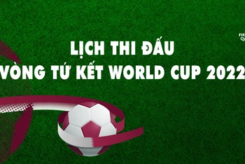 Lịch thi đấu vòng tứ kết World Cup Qatar 2022