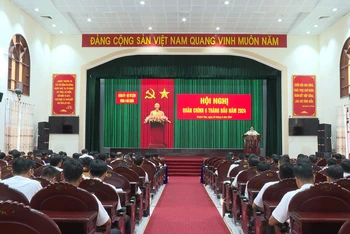 Hội nghị quân chính 6 tháng đầu năm 2024 của Bộ Tư lệnh Vùng 4 Hải quân.