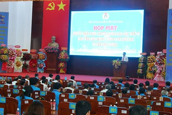 Quang cảnh buổi họp mặt.