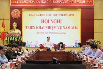 Đoàn Đại biểu Quốc hội tỉnh Bắc Ninh triển khai nhiệm vụ năm 2024.