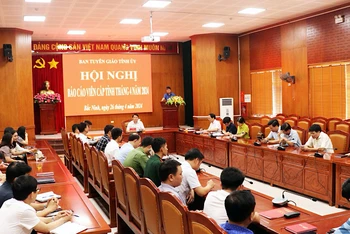 Quang cảnh hội nghị.