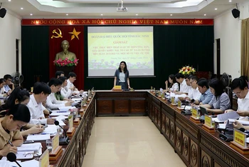 Quang cảnh buổi giám sát.