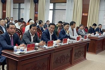 Các đại biểu dự Hội nghị lần thứ 18 Ban Chấp hành Đảng bộ tỉnh Hải Dương khóa 17.