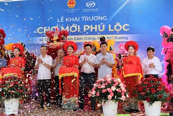 Chợ mới Phú Lộc chính thức khai trương ngày 27/9/2024.