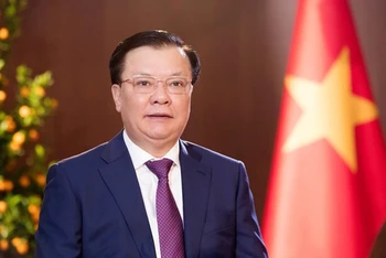 Đồng chí Đinh Tiến Dũng, Ủy viên Bộ Chính trị, Bí thư Thành ủy Hà Nội.